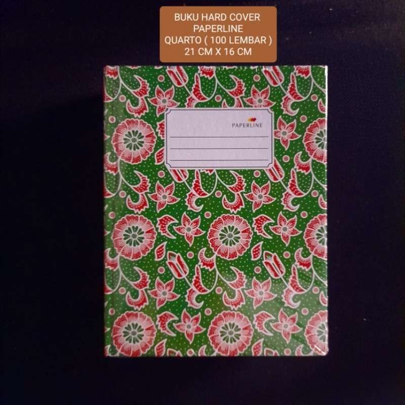 Jual Buku Quarto Kwarto Hard Cover Paperline Lembar Shopee