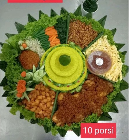 Jual Tumpeng Nasi Kuning Tampah Mulai Dari 5 Porsi Shopee Indonesia