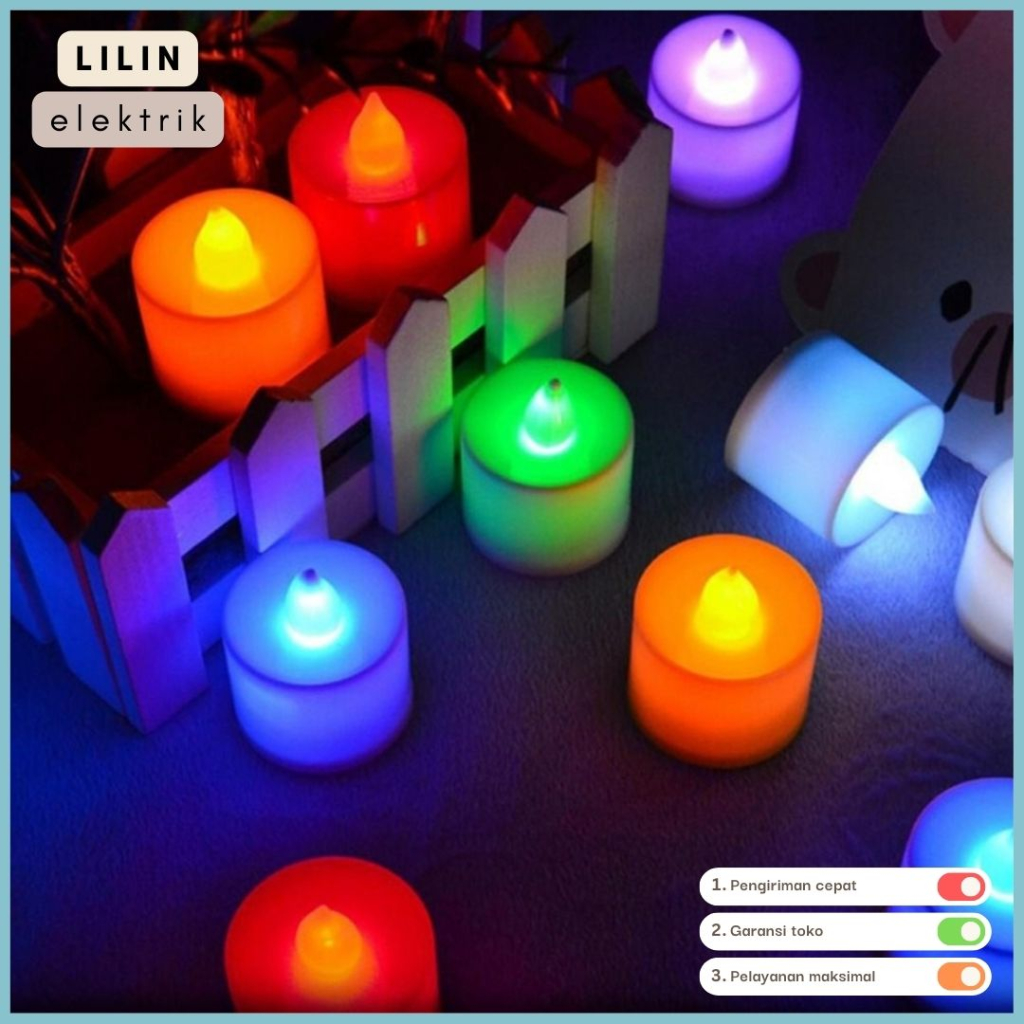 Jual Lilin LED Candles Lampu Lilin Lilin Mini Elektrik Lilin Electric