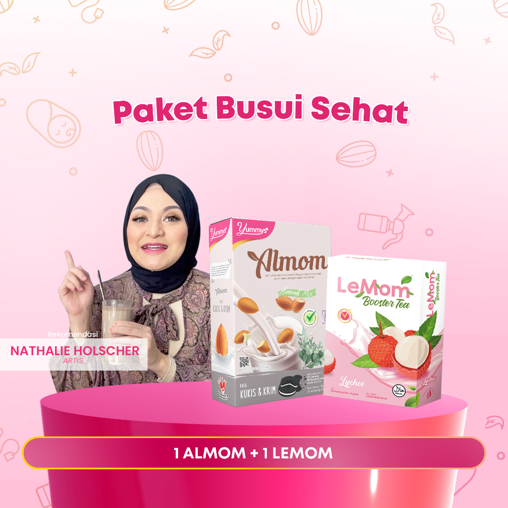 Jual PAKET BUSUI SEHAT 1 ALMOM 1 LEMOM Untuk Ibu Menyusui Membantu