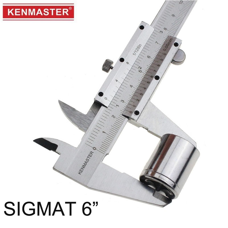 Jual Sigmat Besi Jangka Sorong Original Kenmaster Vernier Caliper