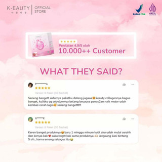 Jual Keauty K Eauty Box Sachet Collagen Drink Minuman Kolagen