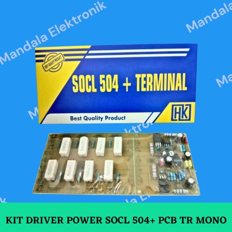 Jual Kit Power Driver Amplifier Socl Mono Pcb Terminal Shopee