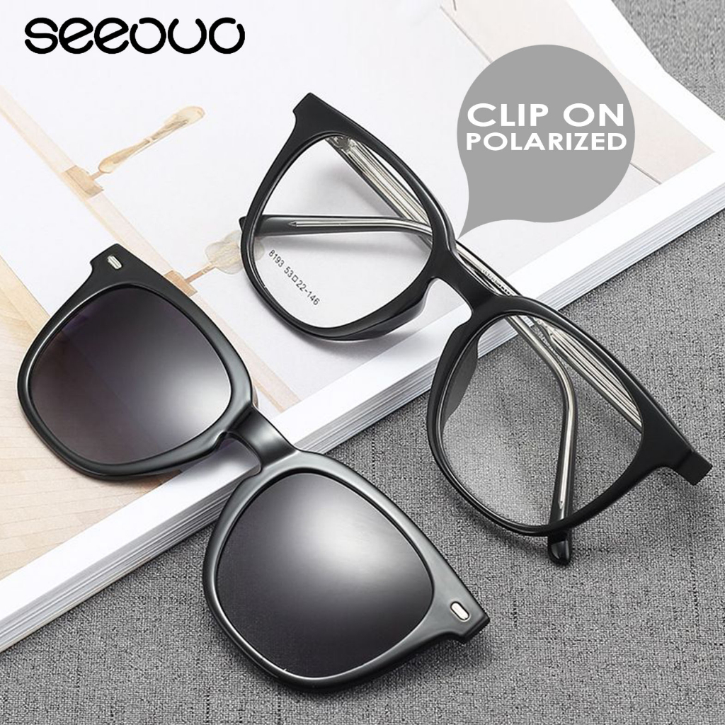 Jual Seeouo Kacamata Clip On In Free Lensa Polarized Fashionable