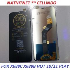 Jual LCD TS OG ORIGINAL SUPER INFINIX HOT 10 PLAY HOT 11 PLAY X688