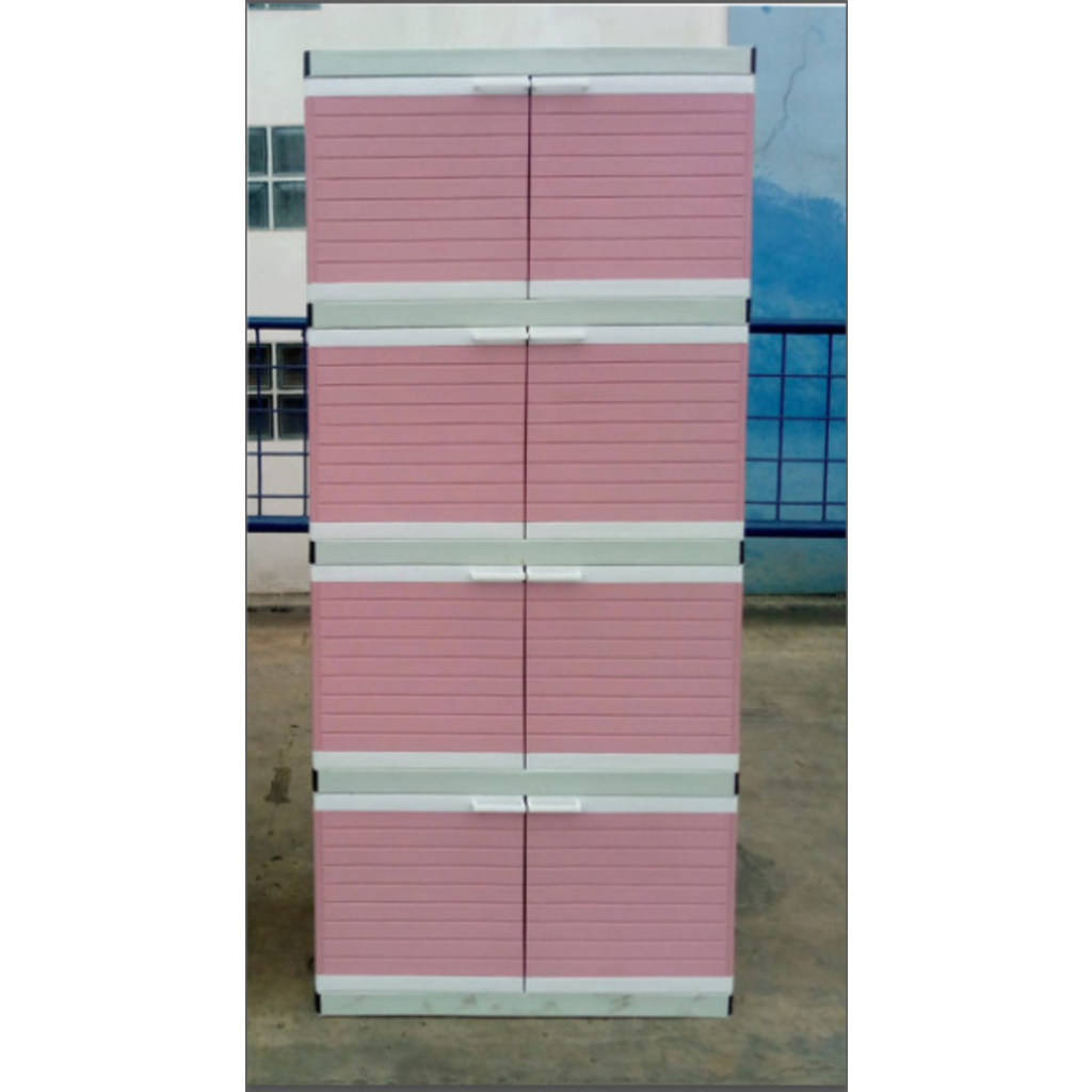 Jual Club Plastic Furniture Club Max Minimalis Cabinet Susun 5 PINK