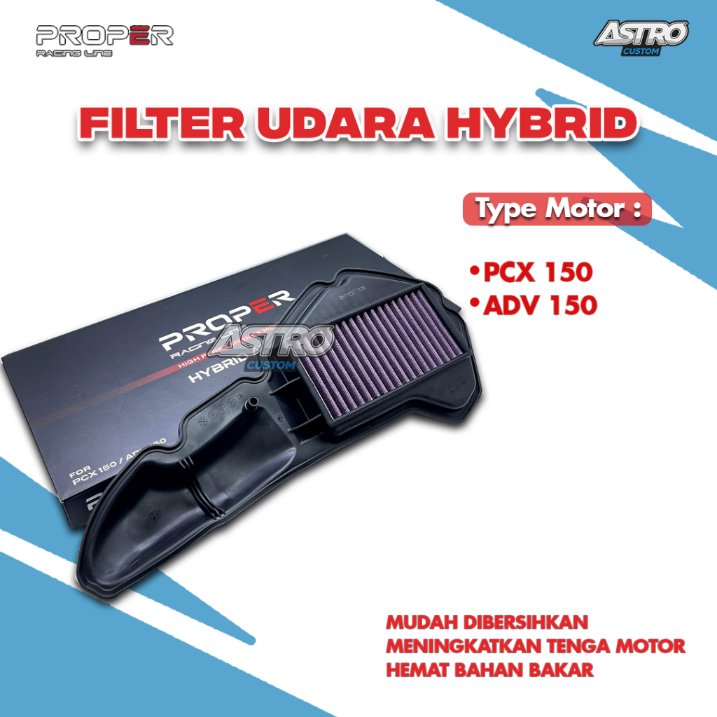 Jual Filter Udara Proper Racing Line Beat Fi Deluxe Scoopy Fi New Genio