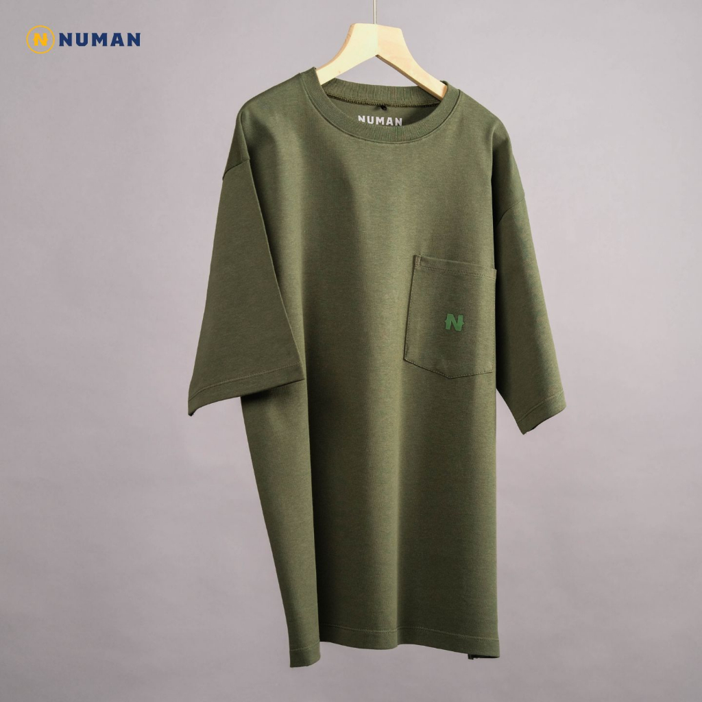 Jual Kaos Oversize Pocket Army Unisex Heavy Weight Cotton CoolBreeze