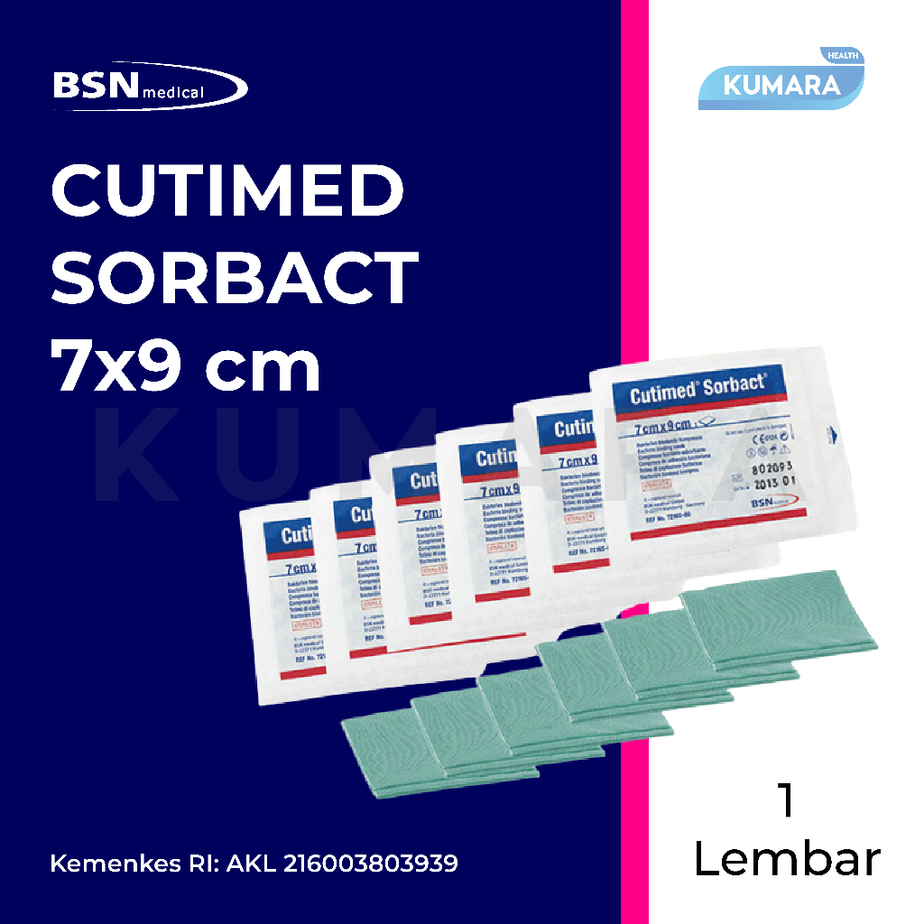 Jual Bsn Cutimed Sorbact X Cm Bacteria Binding Swab Dressing Luka