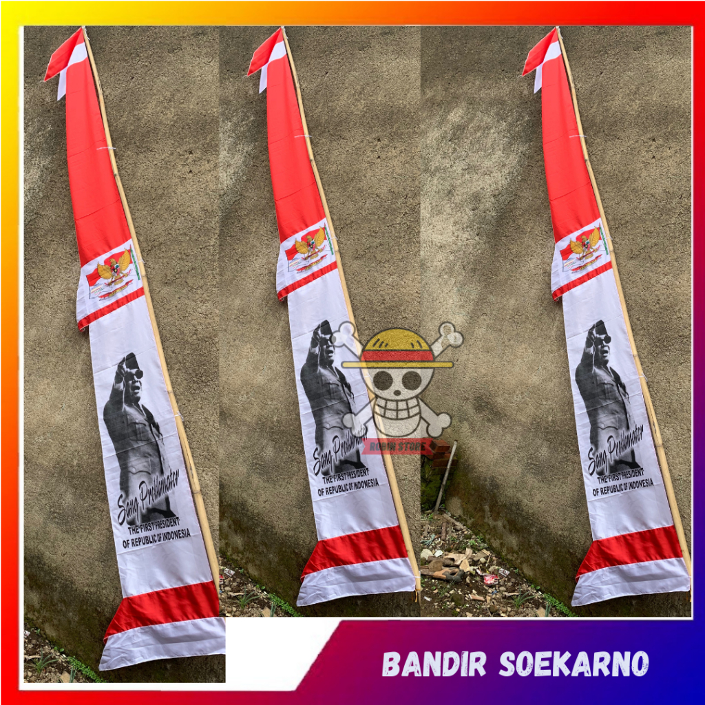 Jual BENDERA UMBUL UMBUL BANDIR SOEKARNO Shopee Indonesia