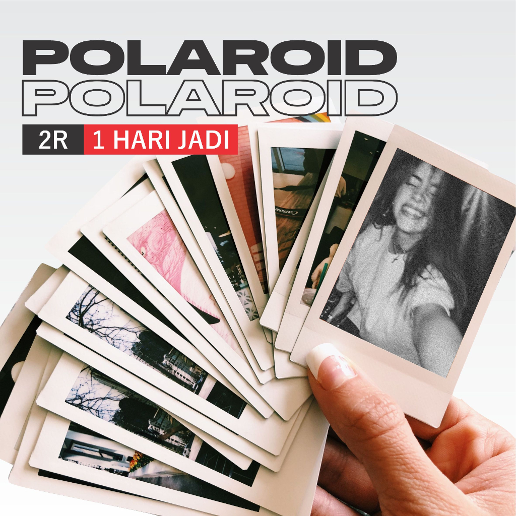 Jual Polaroid CETAK FOTO POLAROID 2R Laminasi Doff Glossy Shopee