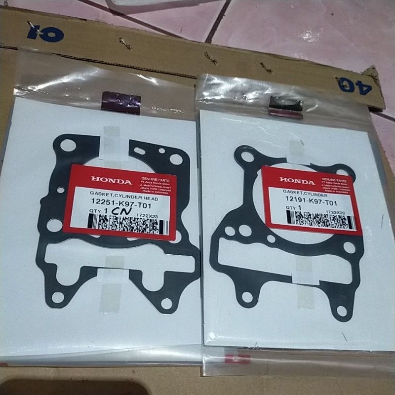 Jual Gasket Paking Blok Head Vario Pcx Kzr Kzy