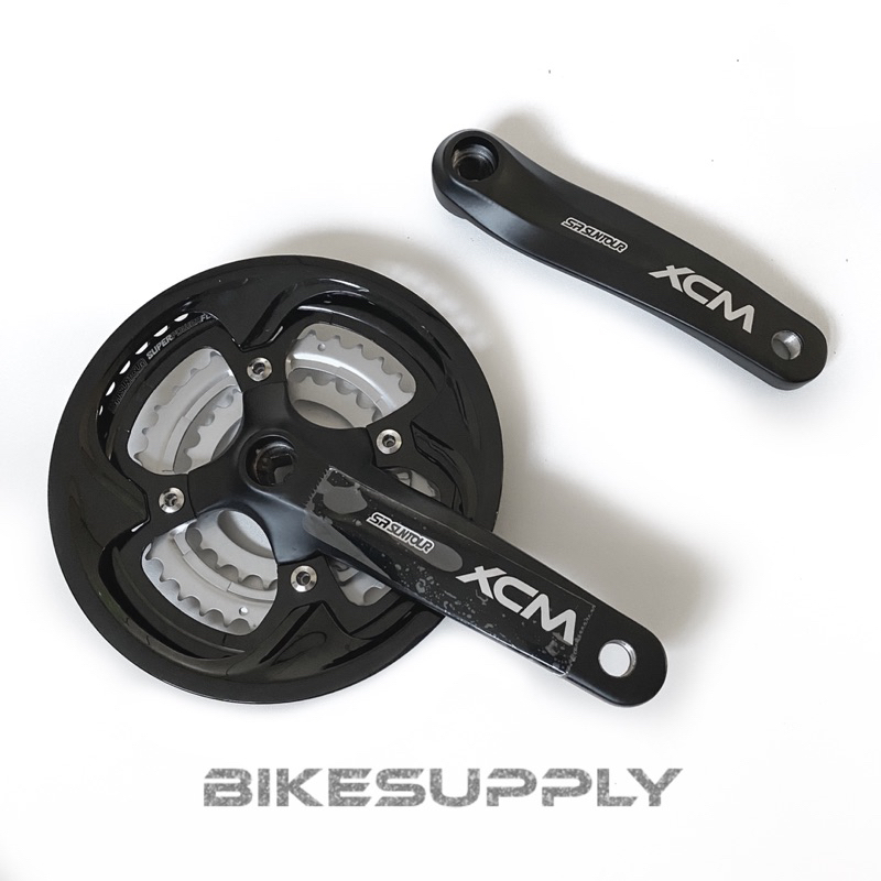 Jual Crank Set Crankset Sepeda Merk Sr Suntour Xcm Super Power Flow