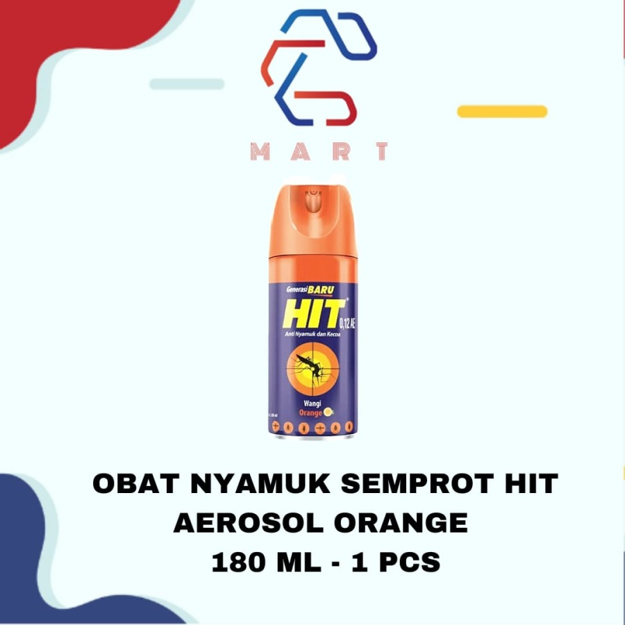 Jual Obat Nyamuk Semprot Hit Aerosol Orange Ml Pcs Shopee