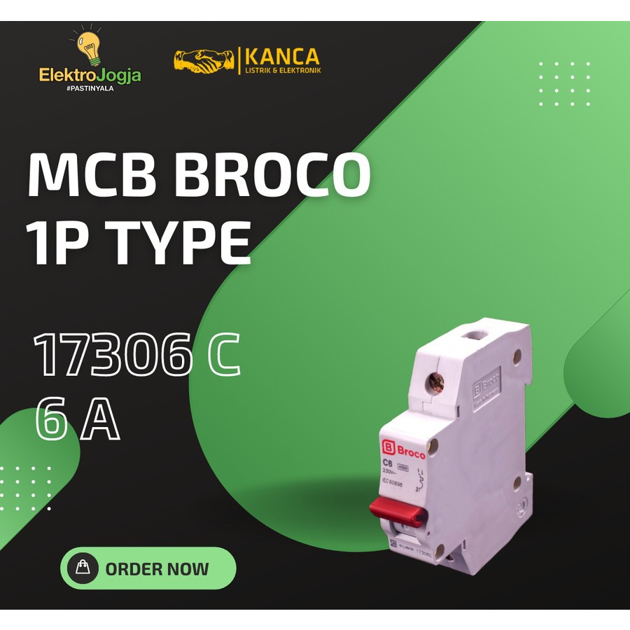 Jual Broco Mcb P C A C Sni Original Mcb Broco Ampere