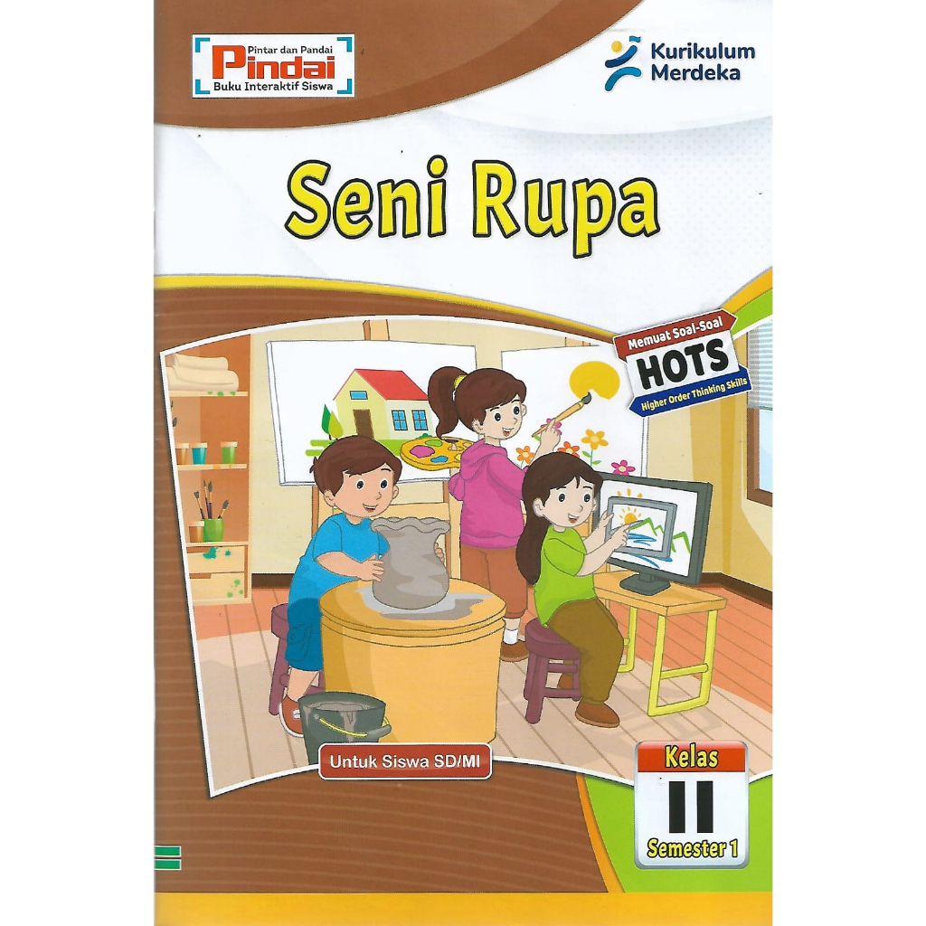 Jual Buku LKS Seni Rupa Kurikulum Merdeka Kelas 2 SD MI Semester 1