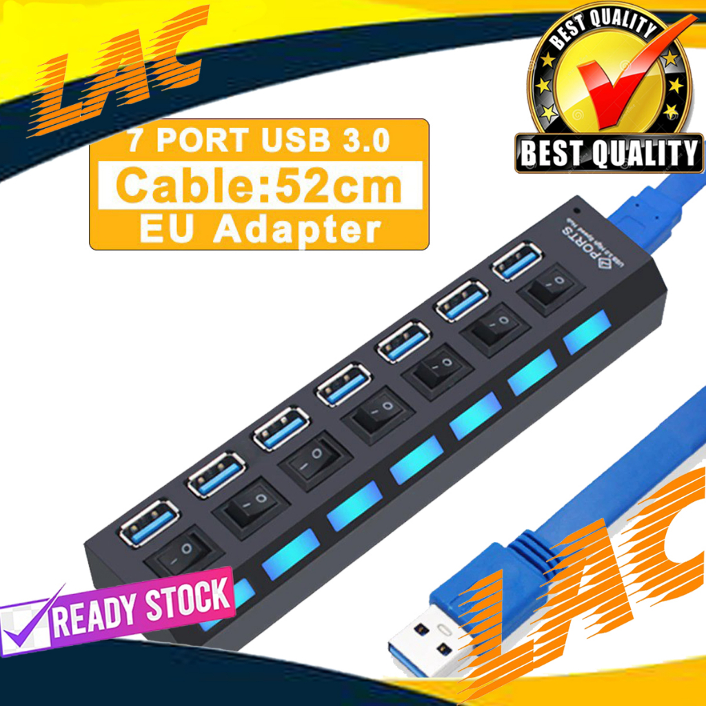 Jual Usb Hub Port Saklar Usb Usb Hub Port On Off Shopee