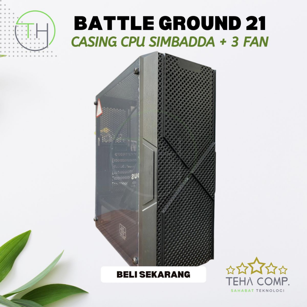 Jual Casing Cpu Gaming Case Game Tanpa Power Supply Simbadda Battle