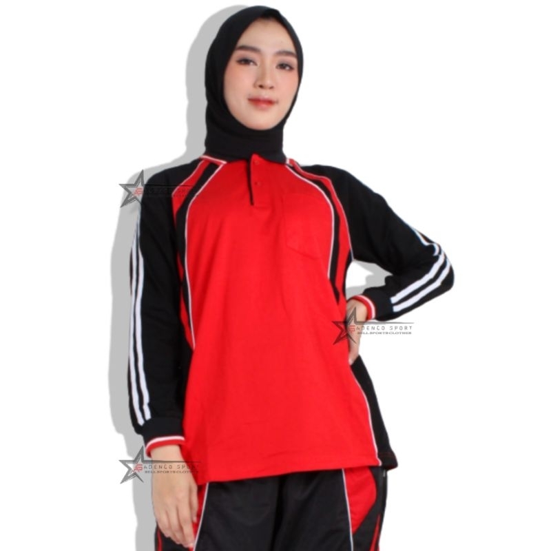 Jual Baju Olahraga Lengan Panjang Atasan Baju Olahraga Kaos Wangky