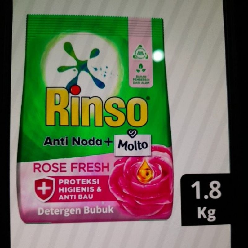 Jual Rinso Molto Anti Noda 1 8 Classic Fresh Dan Rose Fresh Deterjen