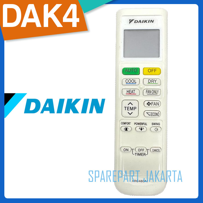 Jual Remote Ac Daikin Thailand Ftc Nv Arc A Arc A Arc A