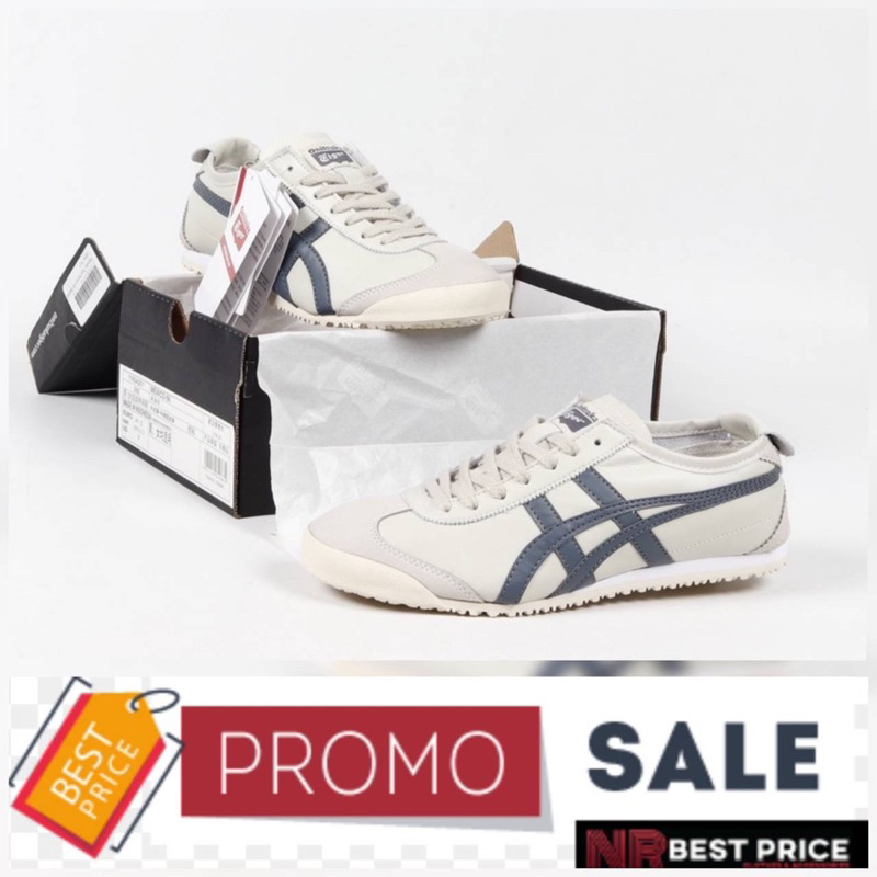 Jual Onitsuka Tiger Mexico Oatmeal Carbon Free Paperbag Shopee