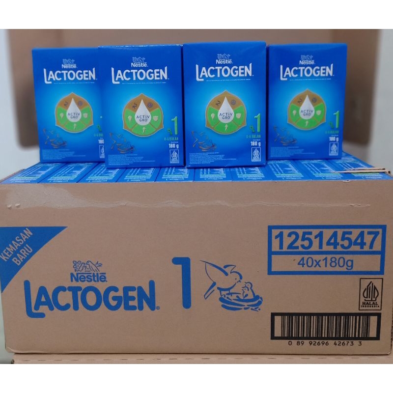 Jual Lactogen 1 180 Gr 0 6 Bulan Exp November 2025 Shopee Indonesia