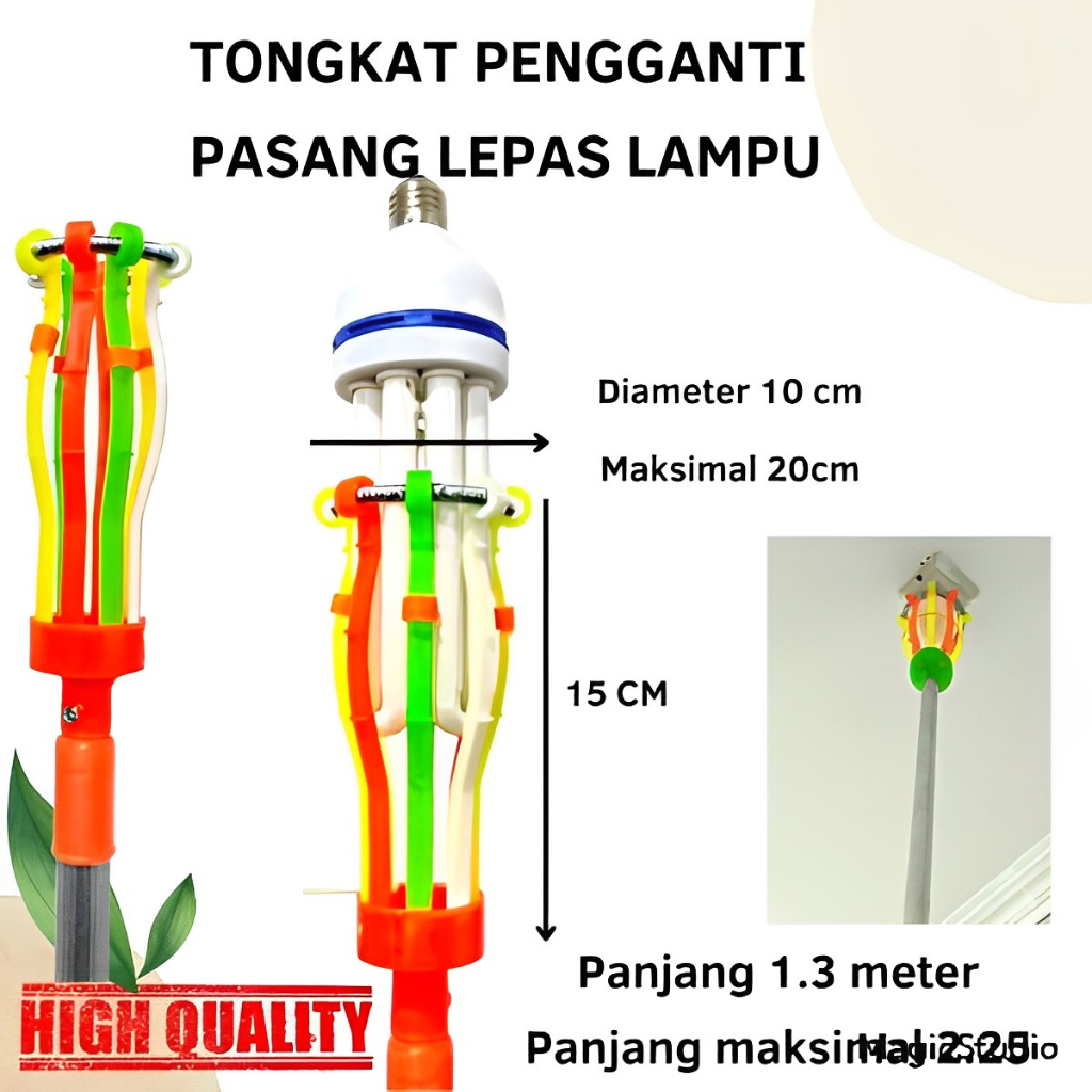 Jual Tongkat Pengganti Lampu Stik Lampu Alat Pasang Lepas Ganti Lampu