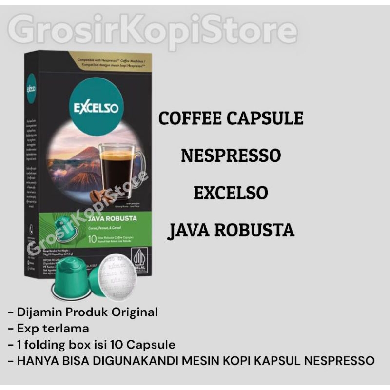 Jual Kopi Excelso Kapsul Nespresso Java Robusta Shopee Indonesia