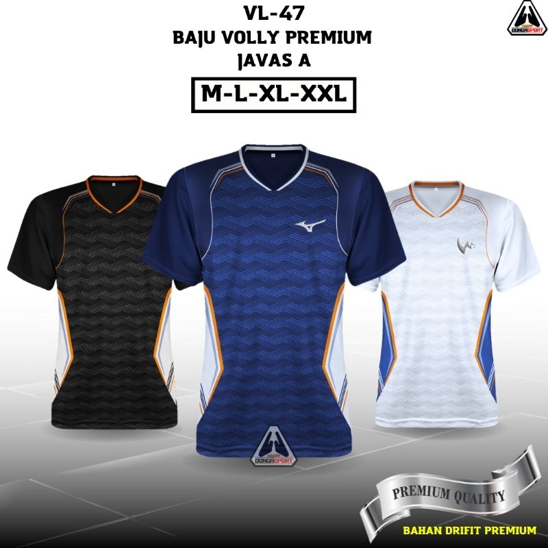 Jual Vl Javas A Baju Volly Premium Dewasa Jersey Volleyball Kaos