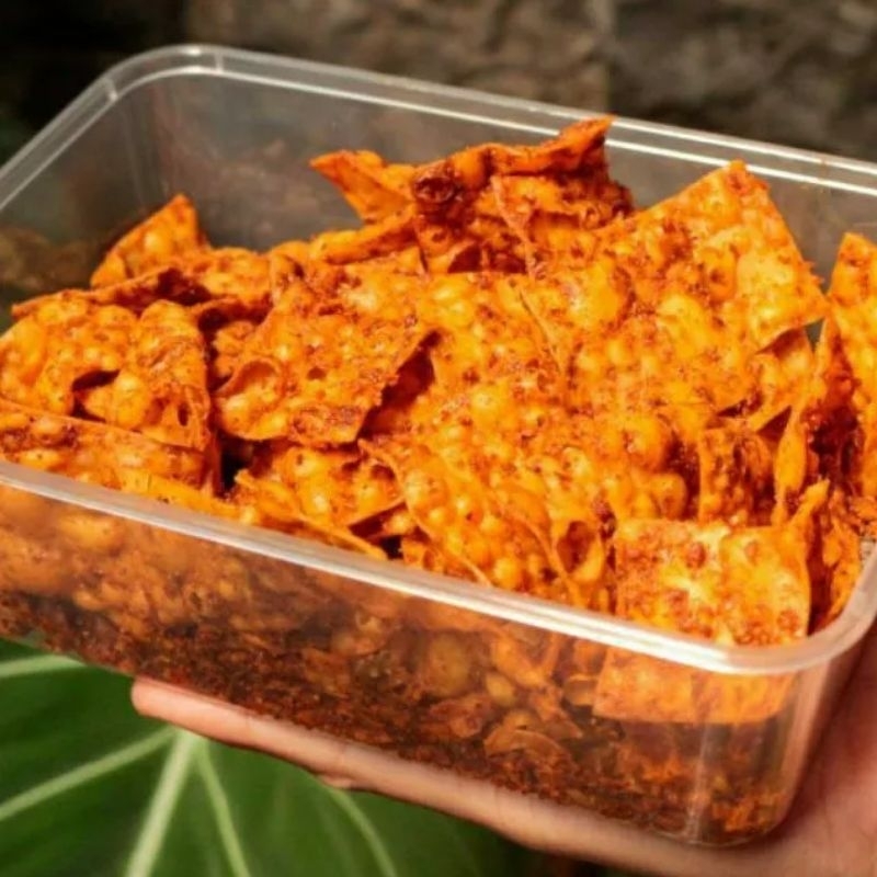 Jual Keripik Pangsit Kemasan Box 100 Gr Shopee Indonesia