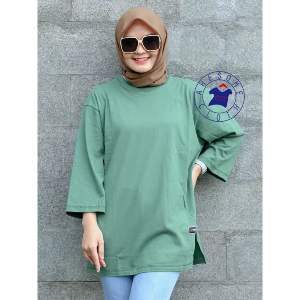 Jual Baju Kaos Oversize Wanita Lengan Panjang Baju Oversize Wanita