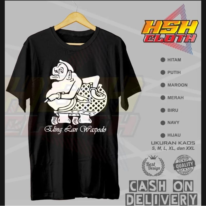 Jual Kaos Pewayangan Bagong Eling Lan Waspodo Shopee Indonesia