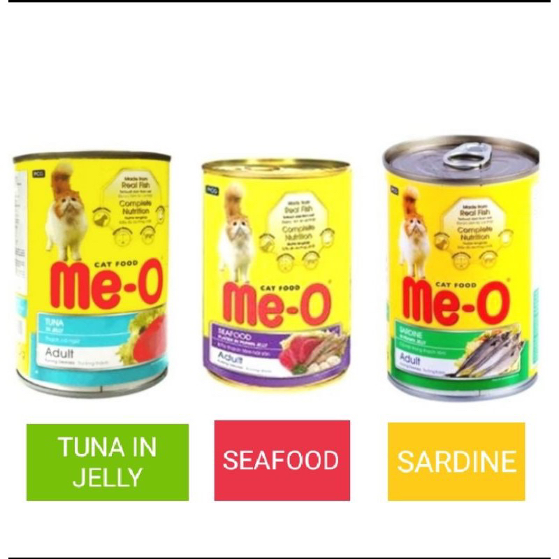 Jual Meo Kaleng 400gr Kitten Tuna Seafood Sardine All Varian Shopee