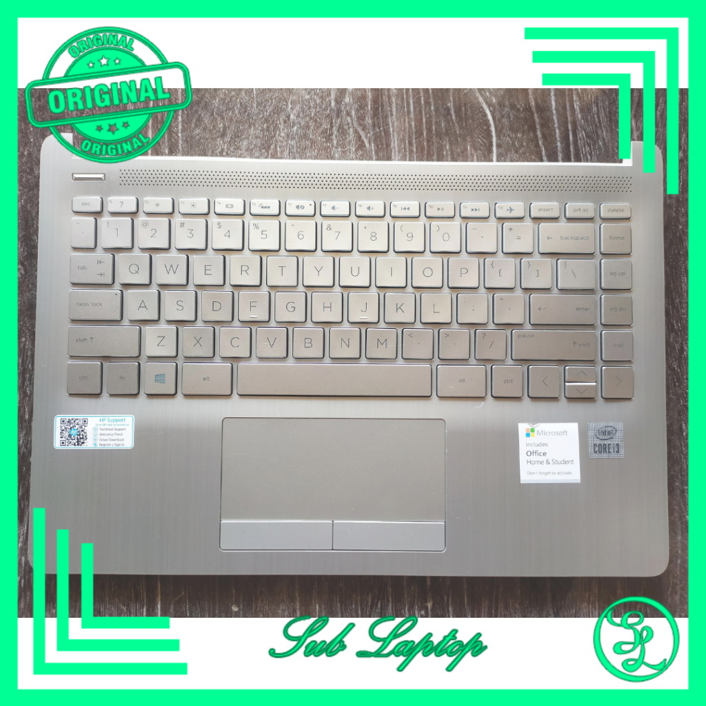 Jual Frame Keyboard Normal Topcase Palmrest Laptop HP 14S CF 14 CF 14