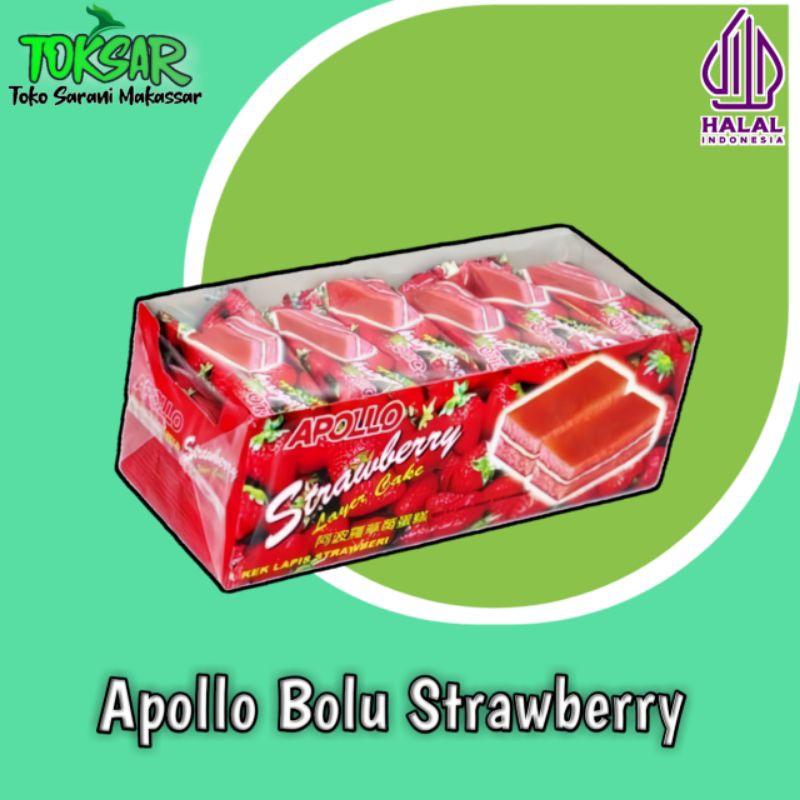 Jual Apollo Layer Cake Bolu Malaysia Cemilan Enak Shopee Indonesia