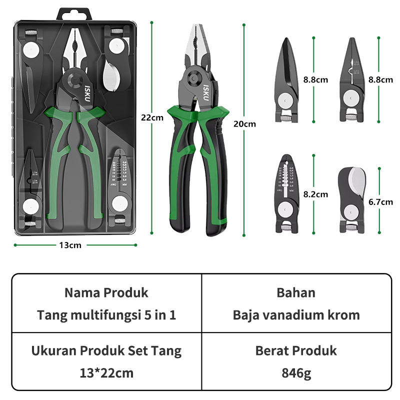 Jual Isku Tang Kombinasi Inch Tang Potong Inch Dan Tang Lancip