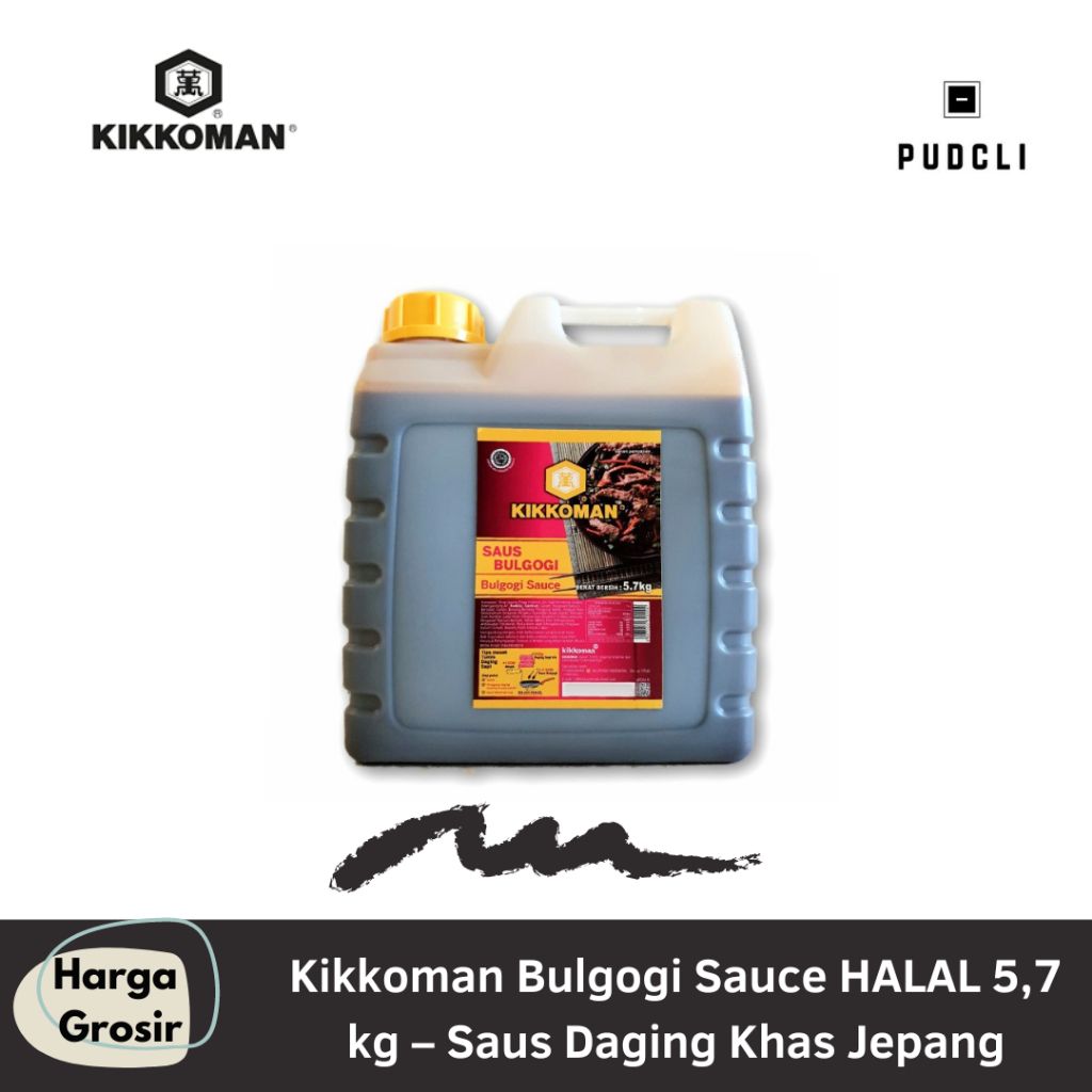 Jual Kikkoman Bulgogi Sauce HALAL 5 7 Kg Saus Daging Khas Jepang