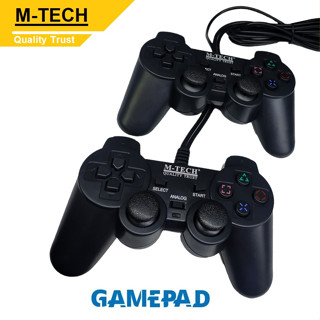 Jual Gamepad Double Getar Black Joystick Stik For Computer PC Laptop M