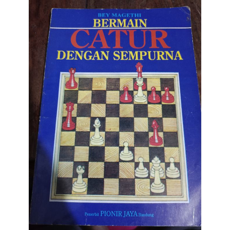 Jual Buku Catur Bermain Catur Dengan Sempurna Cover Jadul Jaman Dulu