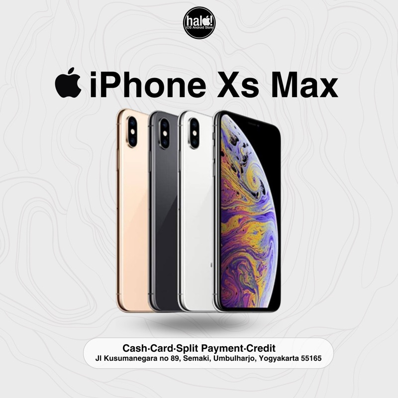 Jual IPhone Xs Max 64GB 256GB SECOND ORIGINAL 100 NORMAL MULUS FULLSET