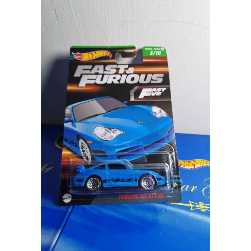 Jual Hot Wheels Fast Furious Seri 2 Porsche 911 GT3 RS Biru 2023