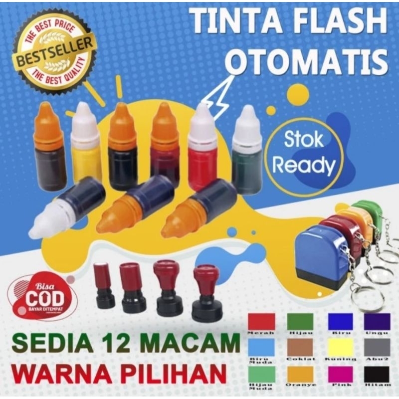 Jual Tinta Stempel Flash Otomatis Ml Shopee Indonesia