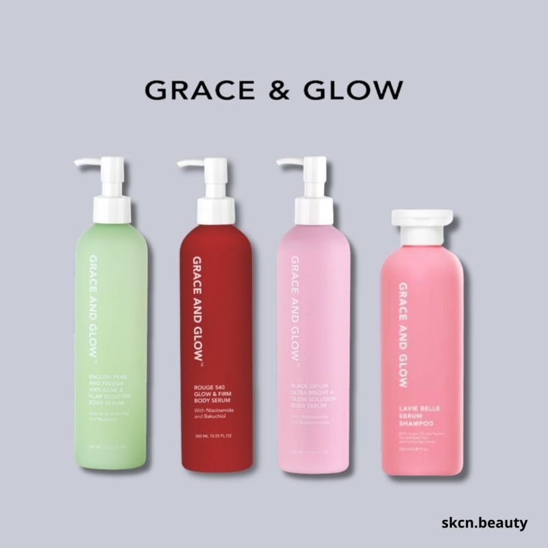 Jual Grace And Glow Body Serum Hair Serum Black Opium Rouge540