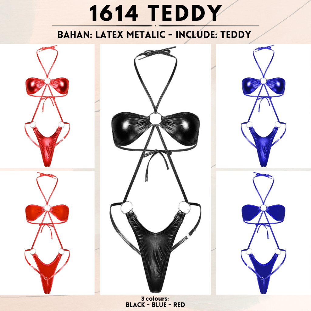 Jual BL1611 BL1614 Sexy Lingerie Leotard Teddy Bra In Metalic Colour