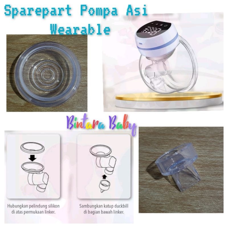 Jual Sparepart Pompa Asi Electric Led Handsfree Wearable Breastpump