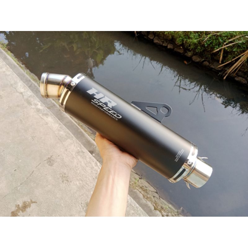 Jual Knalpot Selincer Only Original Hr Speed Exhaust Tipe F R Shopee