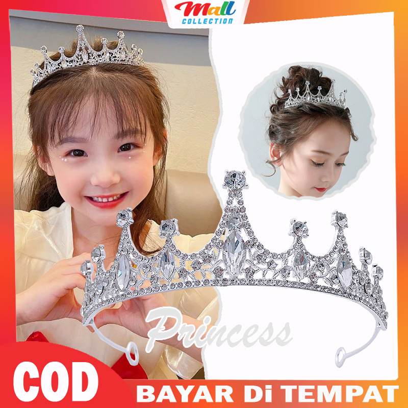 Jual Mall Mahkota Rambut Wanita Bando Crown Wedding Pengantin Princess