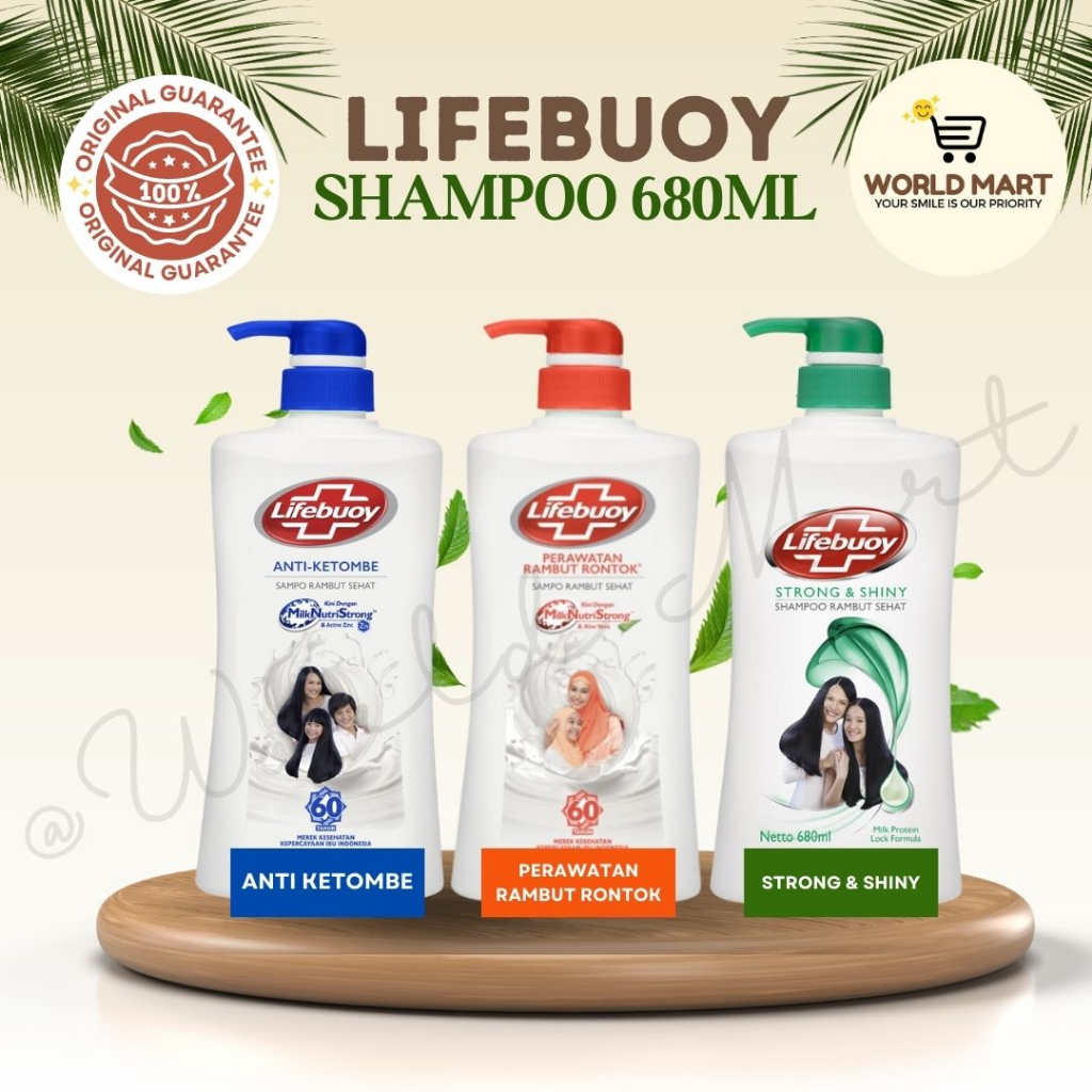 Jual Lifebuoy Shampo Strong Shiny Anti Ketombe Hairfall Pump Botol