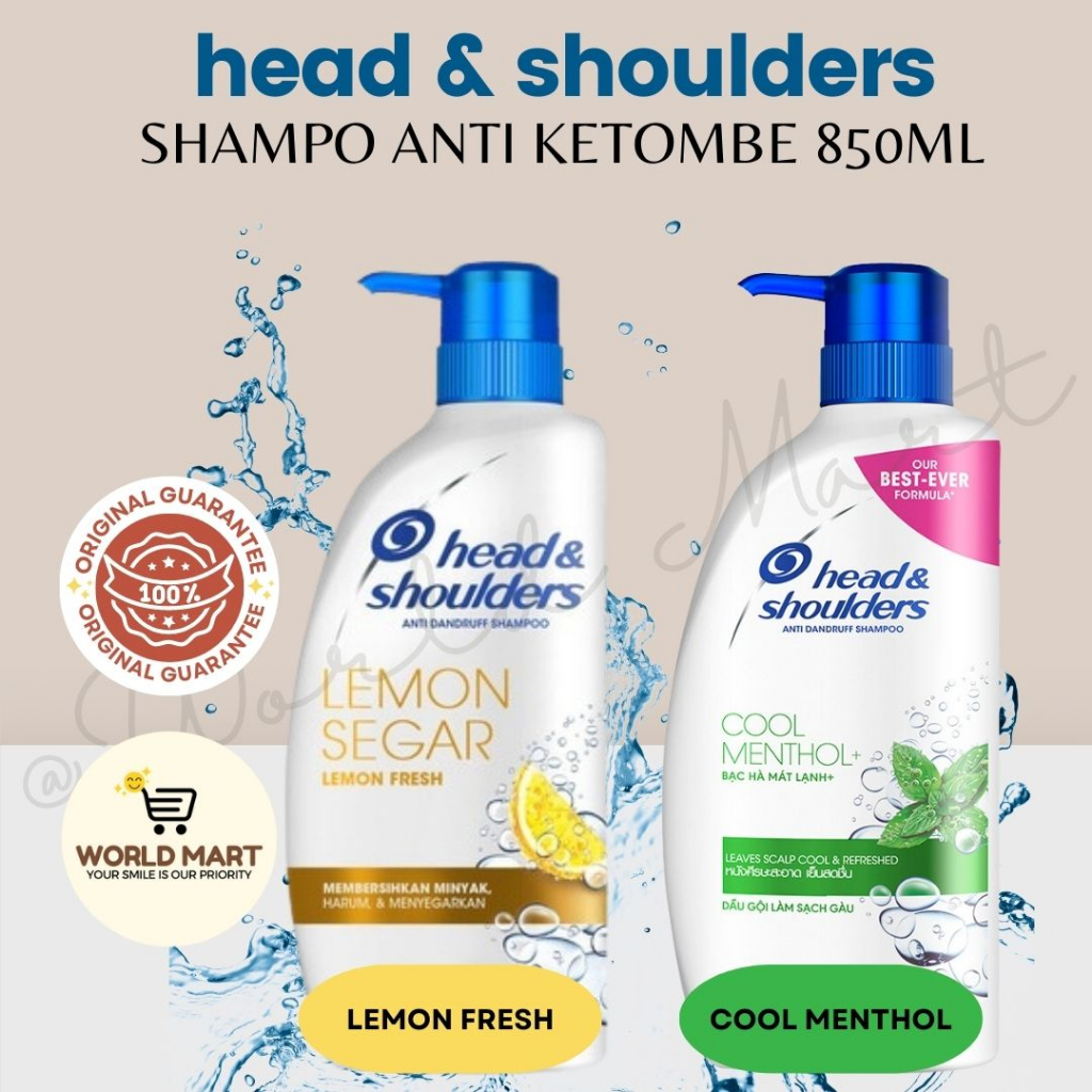 Jual Head Shoulders Shampoo Cool Menthol Ml Shopee Indonesia